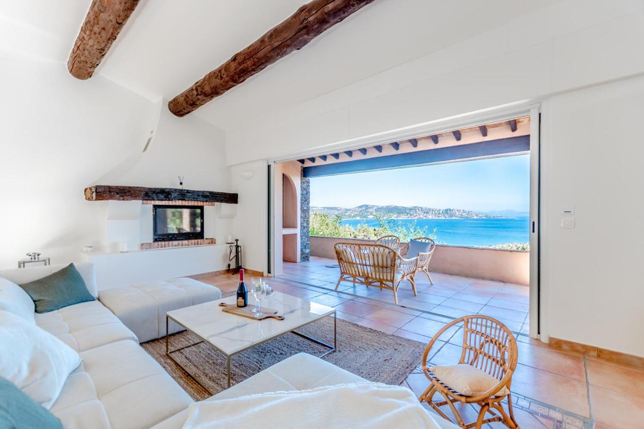 Luxueuse Villa, Incroyable Vue Mer, Piscine Sainte-Maxime Extérieur photo