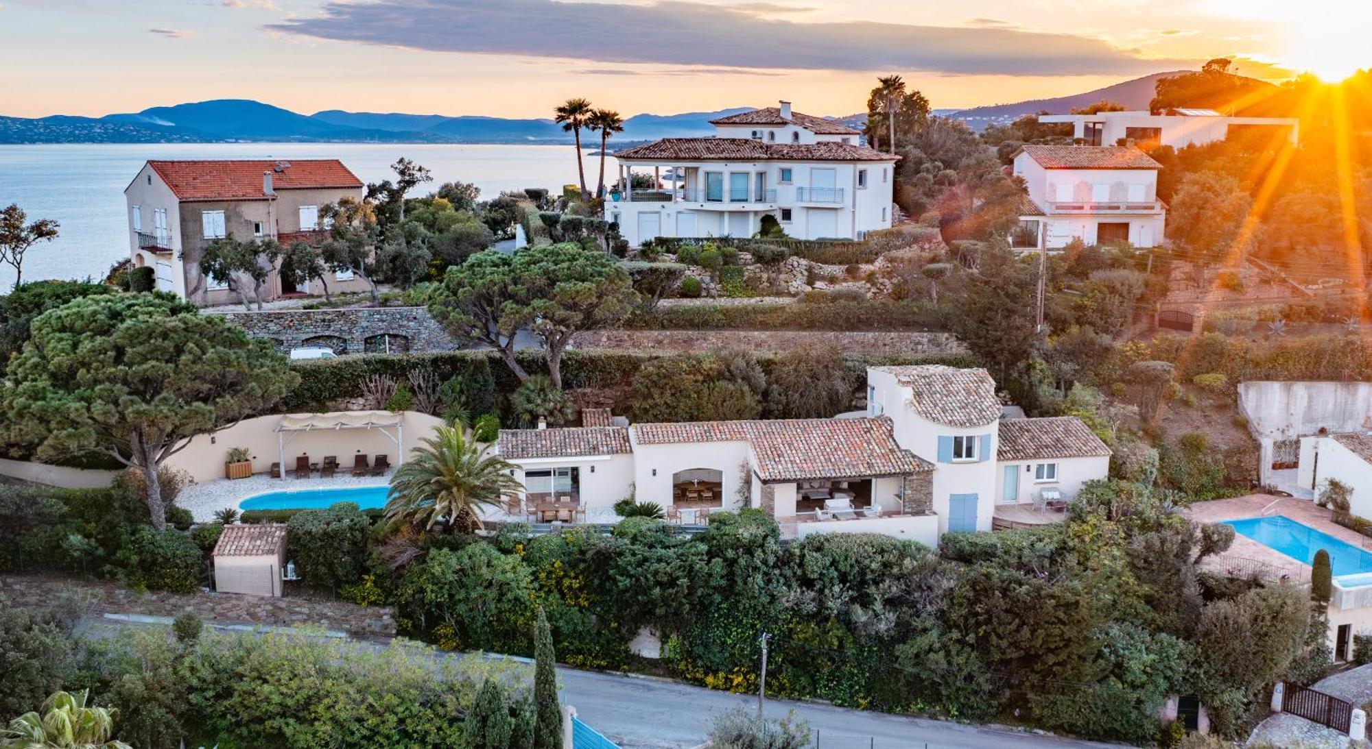 Luxueuse Villa, Incroyable Vue Mer, Piscine Sainte-Maxime Extérieur photo